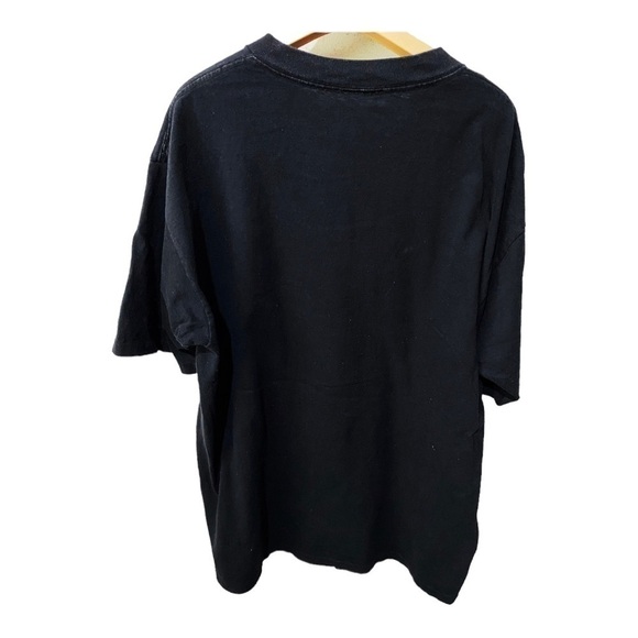 VINTAGE jazz tie print single stitch tee shirt XL - Picture 3 of 8